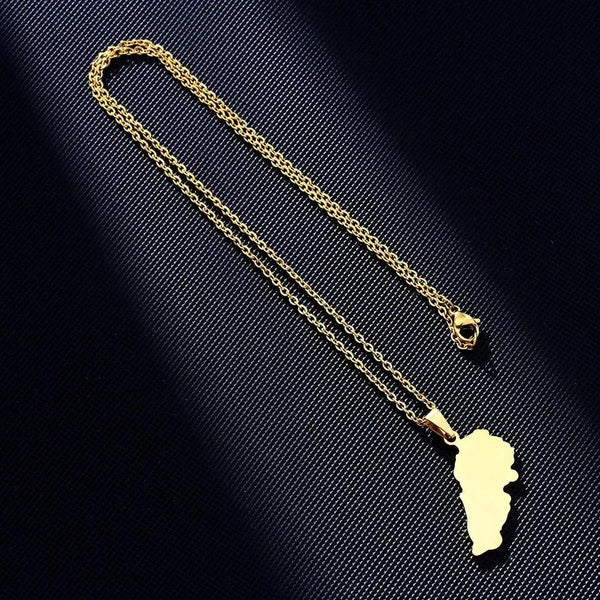 Lebanon Map Necklace