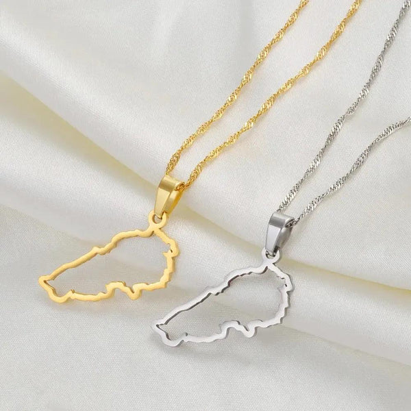Lebanon Map Necklace