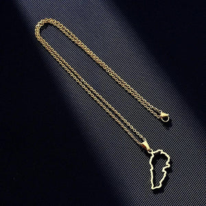 Lebanon Map Necklace
