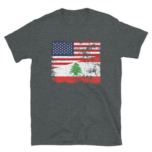 Lebanon USA Flag T-Shirt