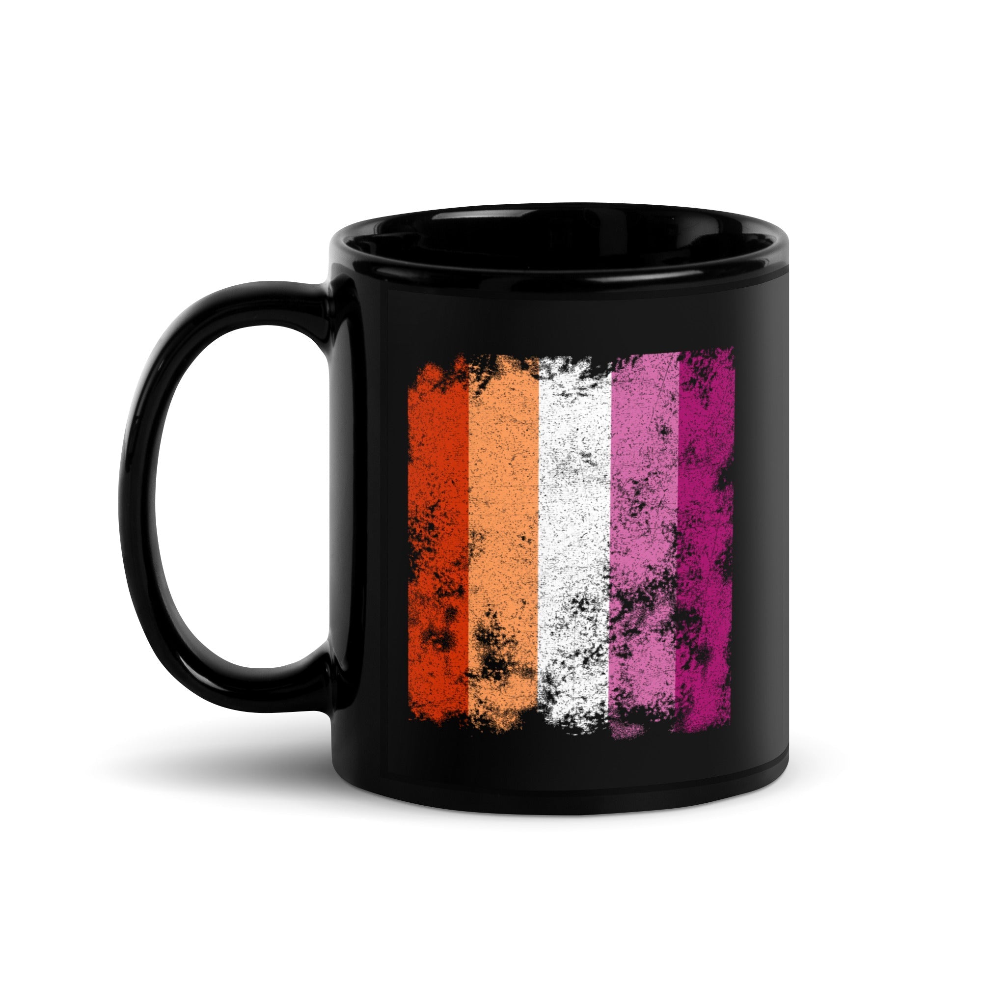 Lesbian Flag - Distressed LGBTQIA2S+ Mug