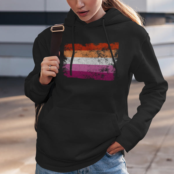 Lesbian Flag - LGBT+ Hoodie