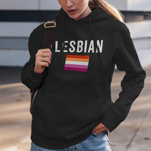 Lesbian Flag - LGBT+ Hoodie