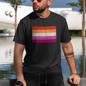Lesbian Flag - LGBT+ T-Shirt