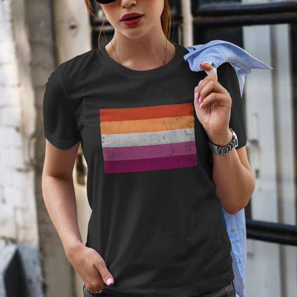 Lesbian Flag - LGBT+ T-Shirt