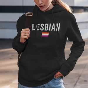 Lesbian Flag - LGBT+ Hoodie