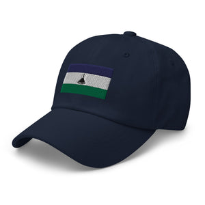 Lesotho Flag Cap - Adjustable Embroidered Dad Hat