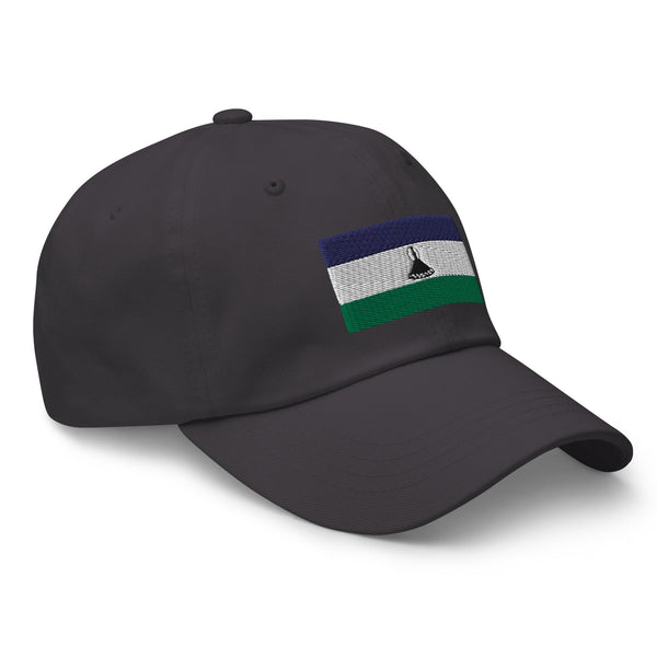 Lesotho Flag Cap - Adjustable Embroidered Dad Hat