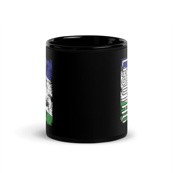 Lesotho Flag - Distressed Flag Mug