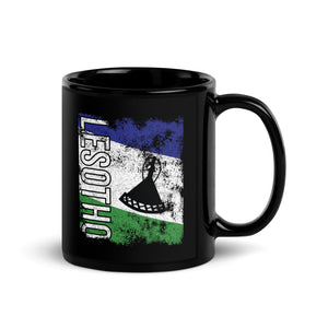 Lesotho Flag - Distressed Flag Mug