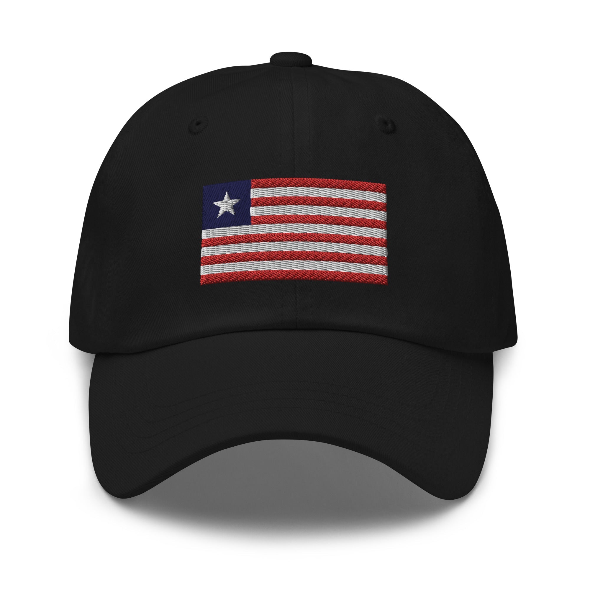 Liberia Flag Cap - Adjustable Embroidered Dad Hat