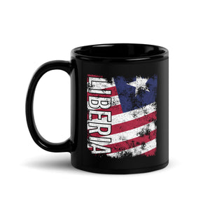 Liberia Flag - Distressed Flag Mug