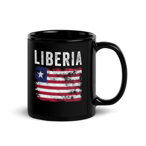 Liberia Flag Distressed - Liberian Flag Mug