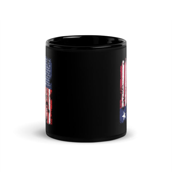 Liberia USA Flag - Half American Mug