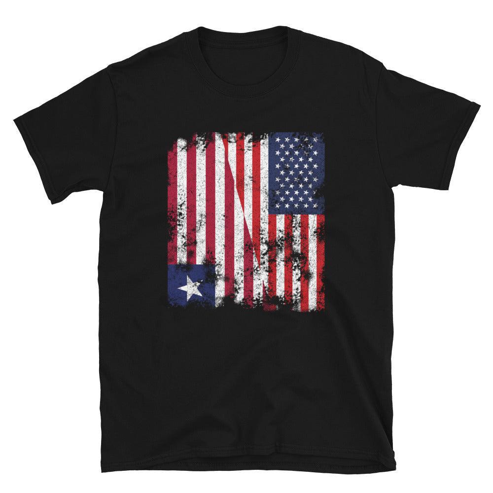 Liberia USA Flag - Half American T-Shirt