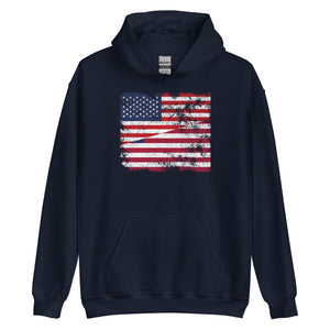 Liberia USA Flag Hoodie