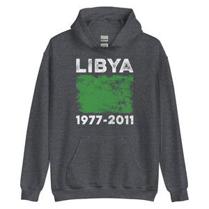 Libya 1977-2011 Flag Vintage Libyan Flag Hoodie