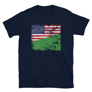 Libya 1977-2011 USA Flag T-Shirt