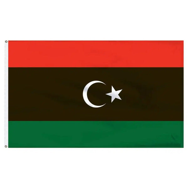 Libya Flag - 80x120cm(2.5x4ft) - 60x90cm(2x3ft)