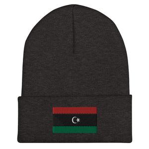 Libya Flag Beanie - Embroidered Winter Hat