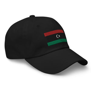 Libya Flag Cap - Adjustable Embroidered Dad Hat