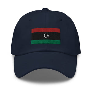 Libya Flag Cap - Adjustable Embroidered Dad Hat