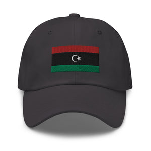 Libya Flag Cap - Adjustable Embroidered Dad Hat