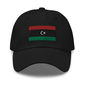 Libya Flag Cap - Adjustable Embroidered Dad Hat