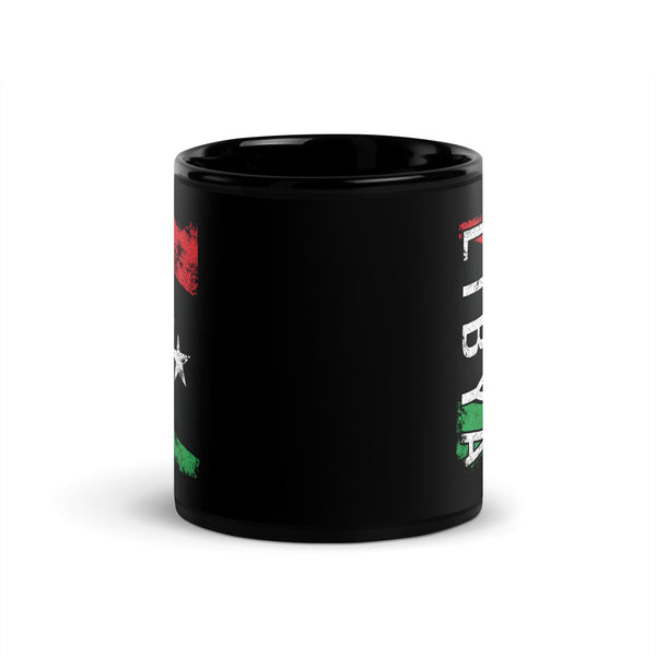 Libya Flag - Distressed Flag Mug