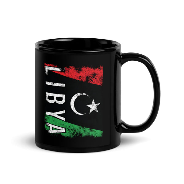 Libya Flag - Distressed Flag Mug