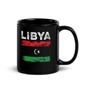 Libya Flag Distressed - Libyan Flag Mug