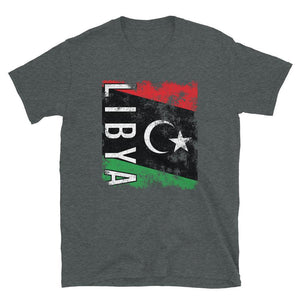 Libya Flag Distressed T-Shirt