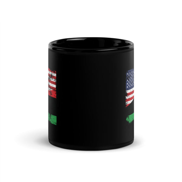 Libya USA Flag Mug