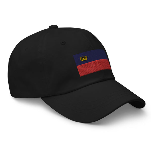 Liechtenstein Flag Cap - Adjustable Embroidered Dad Hat