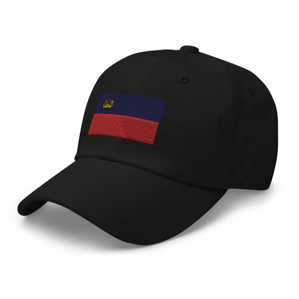 Liechtenstein Flag Cap - Adjustable Embroidered Dad Hat