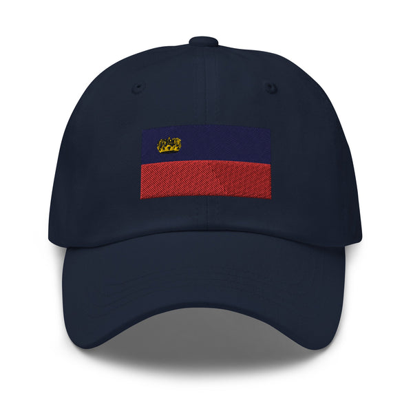 Liechtenstein Flag Cap - Adjustable Embroidered Dad Hat