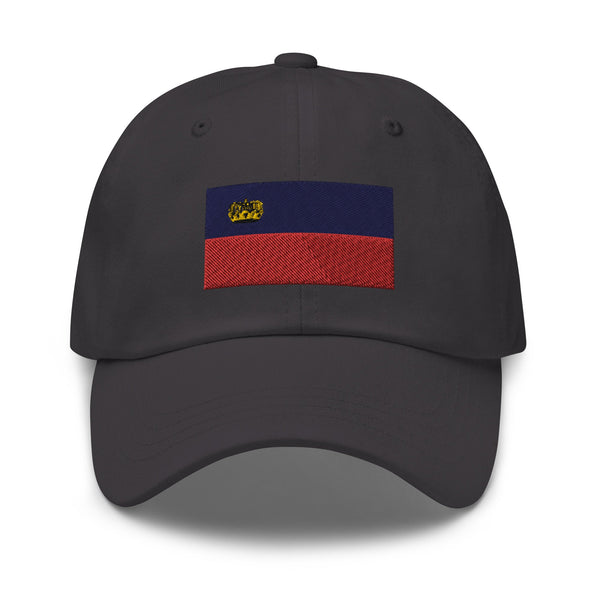 Liechtenstein Flag Cap - Adjustable Embroidered Dad Hat