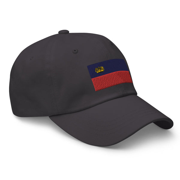 Liechtenstein Flag Cap - Adjustable Embroidered Dad Hat