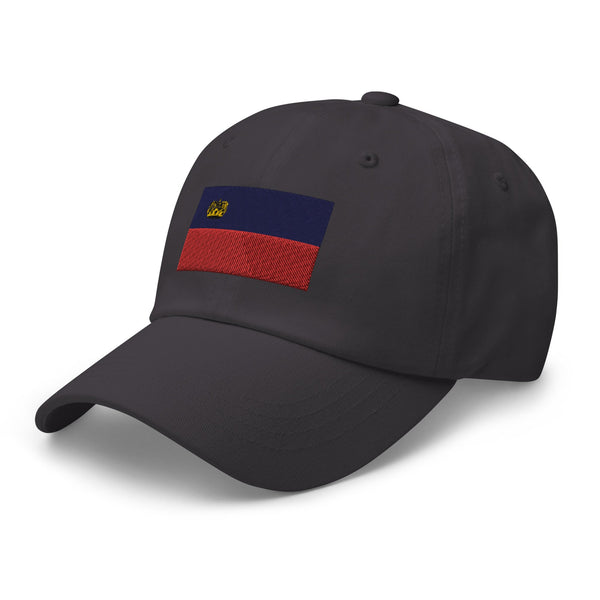 Liechtenstein Flag Cap - Adjustable Embroidered Dad Hat