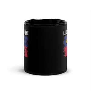 Liechtenstein Flag Distressed Mug