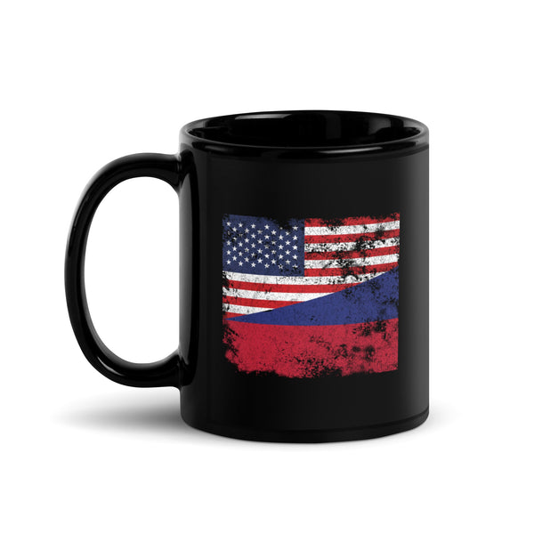 Liechtenstein USA Flag Mug