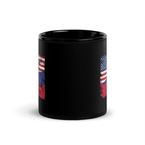 Liechtenstein USA Flag Mug