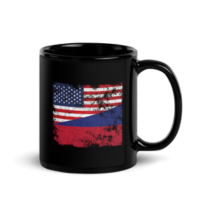 Liechtenstein USA Flag Mug