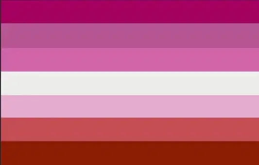 Lipstick Lesbian Pride Flag - 90x150cm(3x5ft) - 60x90cm(2x3ft) - LGBT