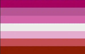 Lipstick Lesbian Pride Flag - 90x150cm(3x5ft) - 60x90cm(2x3ft) - LGBT