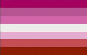 Lipstick Lesbian Pride Flag - 90x150cm(3x5ft) - 60x90cm(2x3ft) - LGBT