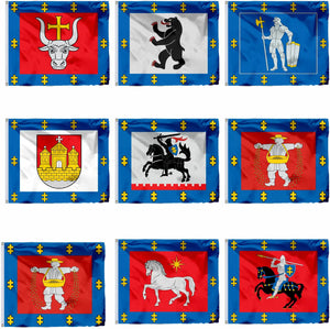 Lithuania County Flags