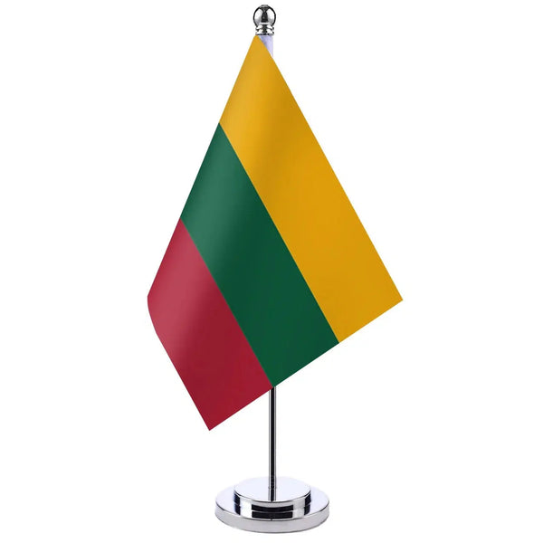 Lithuania Desk Flag - Small Office Table Flag