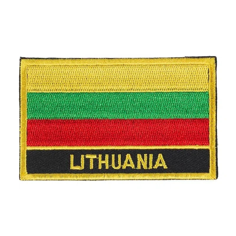 Lithuania Flag Patch - Sew On/Iron On Patch