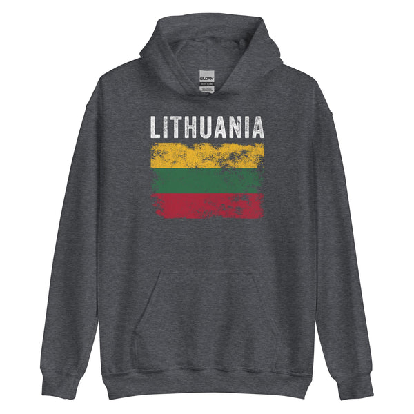 Lithuania Flag Vintage - Lithuanian Flag Hoodie